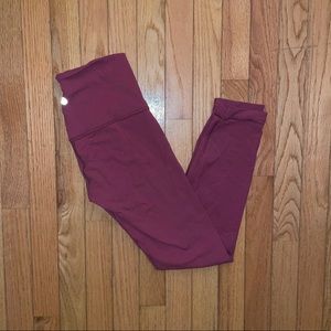 Pink lululemon aligns 25”